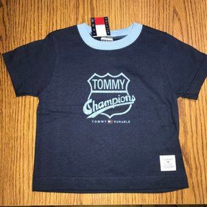 Tommy Hilfiger blue tee 6-12 months NWT